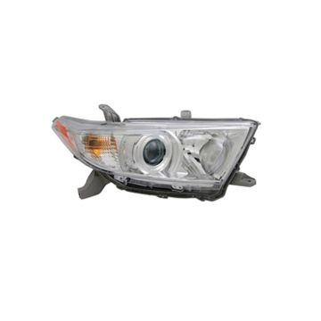 Headlight Assembly Composite Right USA Built for Toyota Highlander 2011-2013