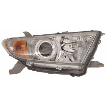 Headlight Assembly Composite Right USA Built CAPA for Toyota Highlander 2011-2013