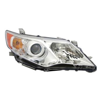 Headlight Assembly Composite Right Halogen CAPA for Toyota Camry L LE Hybrid LE Hybrid XLE XLE Hybrid SE 2012-2014