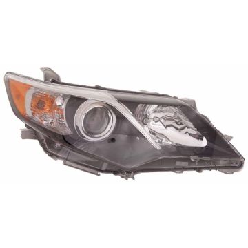 Headlight Assembly Composite Right Halogen CAPA for Toyota Camry SE SE Sport 2012-2014