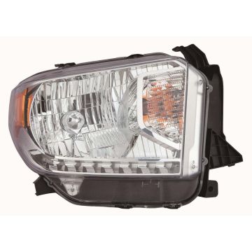Headlight Assembly Composite Right Halogen w/Level Adjuster CAPA for Toyota Tundra Limited SR SR5 2014-2017
