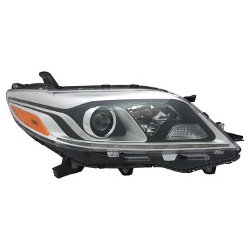 Headlight Assembly Composite Right Halogen w/LED DRL CAPA for Toyota Sienna Limited XLE XLE Premium 2015-2020
