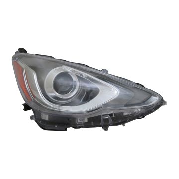 Headlight Assembly Composite Right CAPA for Toyota Prius C 2015-2017