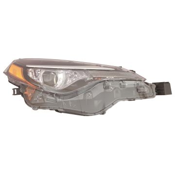 Headlight Assembly Composite Right Bi-LED w/LED DRL for Toyota Corolla L LE LE Eco CE 2017-2019