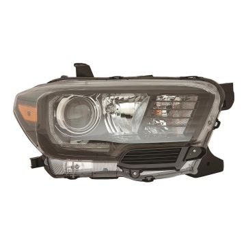 Headlight Assembly Composite Right w/LED DRL w/LED Fog Lamps CAPA for Toyota Tacoma 2017-2019