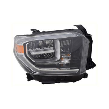 Headlight Assembly Composite Right LED w/o Smoke Lens CAPA for Toyota Tundra 2018-2021