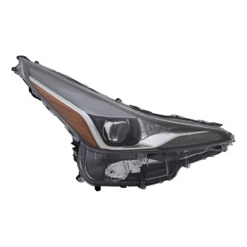 Headlight Assembly Composite Right w/o Adaptive Headlamps w/o Fog Lamps CAPA for Toyota Prius 2019-2022