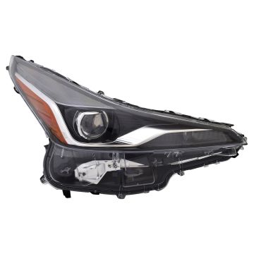 Headlight Assembly Composite Right w/o Adaptive Headlamps w/Fog Lamps for Toyota Prius 2019-2022