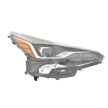Headlight Assembly Composite Right w/o Adaptive Headlamps w/Fog Lamps CAPA for Toyota Prius 2019-2022