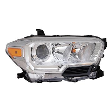 Headlight Assembly Composite Right w/o LED Daytime Running Lamps w/o Fog Lamps CAPA for Toyota Tacoma 2019-2023