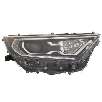 Headlight Assembly Composite Right North America Built CAPA for Toyota RAV4 Hybrid Limited Hybrid XLE Hybrid XSE 2019-2021