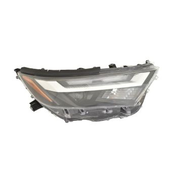 Headlight Assembly Composite Right w/o LED Signal Lamp North America Built CAPA for Toyota RAV4 Hybrid XLE Hybrid XLE Premium Hybrid Woodland Edition Hybrid LE 2022-2024