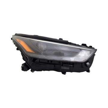 Headlight Assembly Composite Right w/o Bronze Edition Pkg CAPA for Toyota Highlander L LE XLE Hybrid LE Hybrid XLE 2022-2023