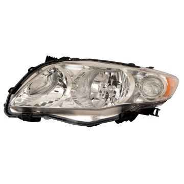Headlight Lens Housing Left Japan Built CAPA for Toyota Corolla 2009-2010