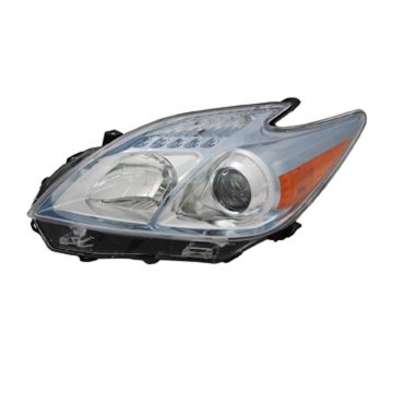 Headlight Lens Housing Left Halogen for Toyota Prius 2010-2011