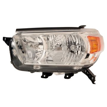 Headlight Lens Housing Left CAPA for Toyota 4Runner Limited SR5 2010-2013