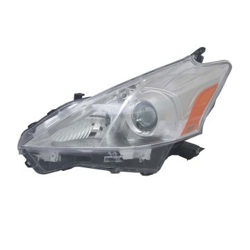 Headlight Lens Housing Left Halogen for Toyota Prius V 2012-2014