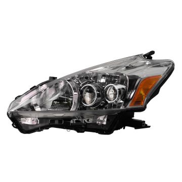 Headlight Lens Housing Left LED w/LED Bulb for Toyota Prius V 2012-2013