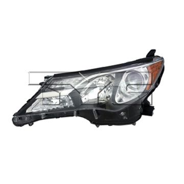 Headlight Lens Housing Left CAPA for Toyota RAV4 2013-2015