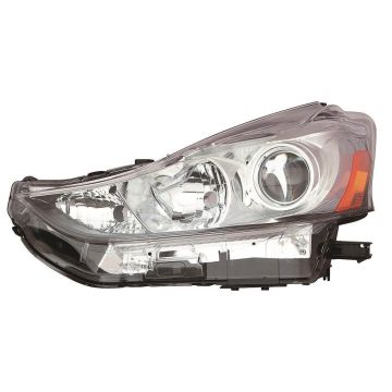 Headlight Lens Housing Left Halogen CAPA for Toyota Prius V 2015-2018