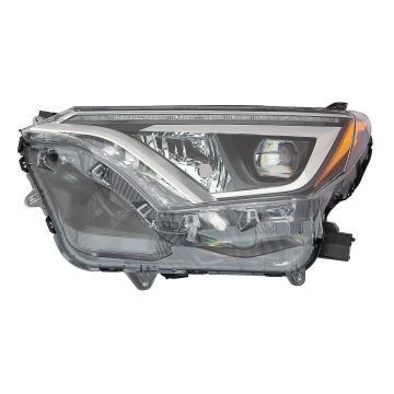 Headlight Lens Housing Left LED Japan Built for Toyota RAV4 2016-2018
