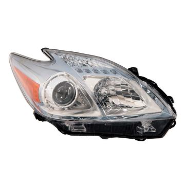 Headlight Lens Housing Right Halogen CAPA for Toyota Prius 2010-2011