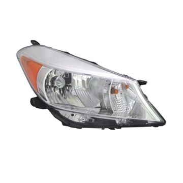 Headlight Lens Housing Right CAPA for Toyota Yaris L LE 2012-2014