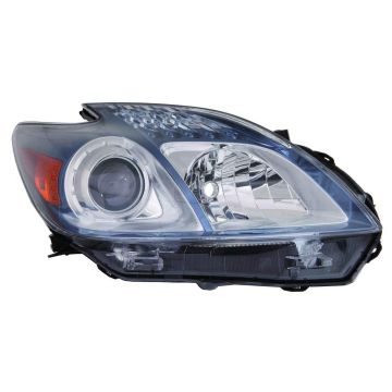 Headlight Lens Housing Right CAPA for Toyota Prius Plug-In 2012-2015
