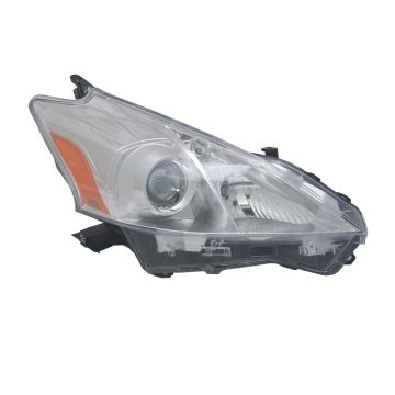 Headlight Lens Housing Right Halogen for Toyota Prius V 2012-2014