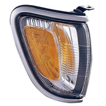 Parking Light Assembly Right Park/Marker Combo w/Lunar Mist Silver Pearl Bezel (paint Code 1C8) for Toyota Tacoma 2001-2004