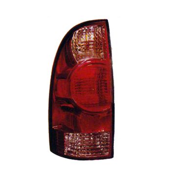 Tail Light Assembly Left Clear/Red Center Lens Standard Type for Toyota Tacoma 2005-2015