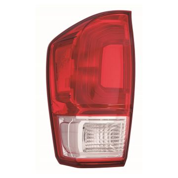 Tail Light Assembly Left Red Bezel for Toyota Tacoma SR SR5 2016-2017