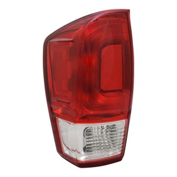 Tail Light Assembly Left Red Bezel for Toyota Tacoma SR SR5 2016-2017