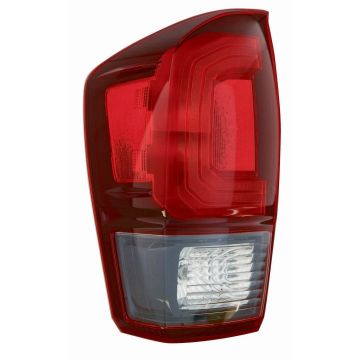 Tail Light Assembly Left w/o Black Bezel for Toyota Tacoma TRD Sport SR TRD Off-Road SR5 Base 2018-2023