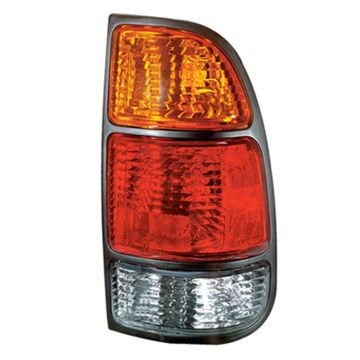 Tail Light Assembly Right Standard Bed Amber/Red/Clear Lens for Toyota Tundra Standard Cab Pickup Extended Cab Pickup 2000-2006