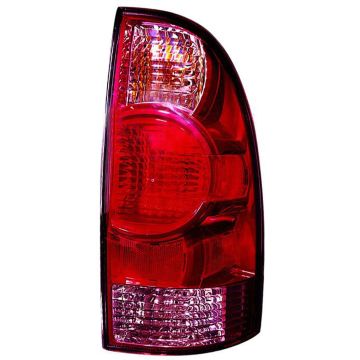 Tail Light Assembly Right Clear/Red Center Lens Standard Type CAPA for Toyota Tacoma 2005-2015
