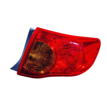 Tail Light Assembly Right Canada Built CAPA for Toyota Corolla 2009-2010
