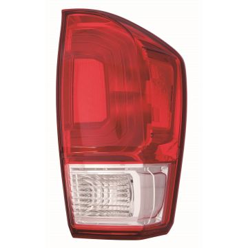 Tail Light Assembly Right Red Bezel CAPA for Toyota Tacoma SR SR5 2016-2017