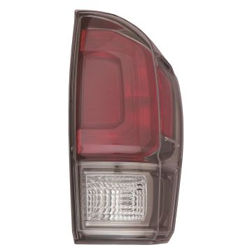 Tail Light Assembly Right Smoke Bezel CAPA for Toyota Tacoma Limited 2016-2019