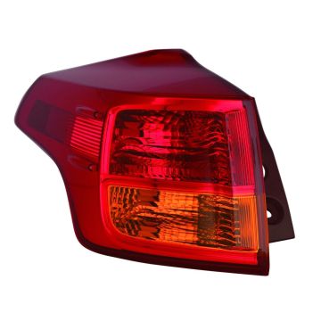 Tail Light Assembly Left Outer Lens/Housing Japan Built CAPA for Toyota RAV4 2013-2015