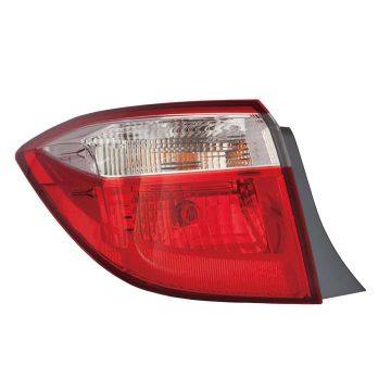 Tail Light Assembly Left Outer CAPA for Toyota Corolla 2014-2016