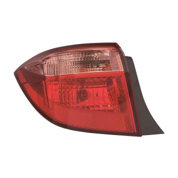 Tail Light Assembly Left Outer Halogen for Toyota Corolla L LE LE Eco CE 2017-2019