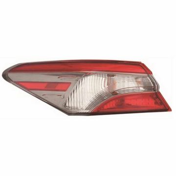 Tail Light Assembly Left Outer North America Built CAPA for Toyota Camry Hybrid SE SE SE Nightshade 2018-2020