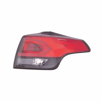 Tail Light Assembly Left Outer LED Type Includes Harness/Bulb for Toyota RAV4 Hybrid Limited Hybrid XLE Hybrid SE Hybrid LE+ 2016-2018