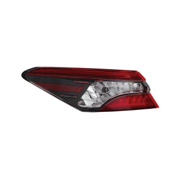 Tail Light Assembly Left Outer w/o TRD Pkg CAPA for Toyota Camry Hybrid XLE Hybrid XSE XSE XLE 2021-2024