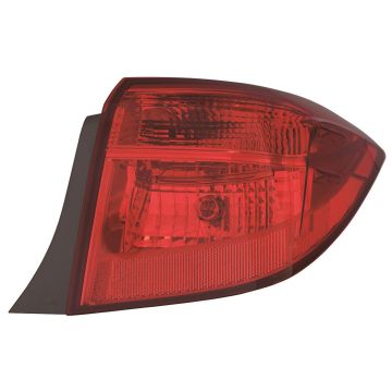 Tail Light Assembly Right Outer LED CAPA for Toyota Corolla XSE SE XLE 2017-2019