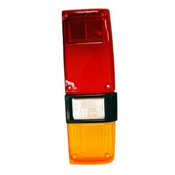 Tail Light Lens Left w/Black Rim for Toyota Pickup 1979-1983
