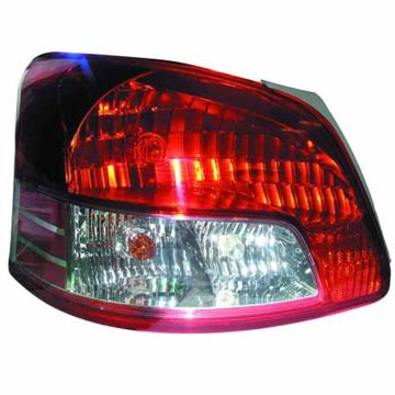 Tail Light Housing Left w/o Sport Pkg Includes Lens for Toyota Yaris Sedan Base 2007-2012