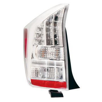 Tail Light Housing Left Includes Lens CAPA for Toyota Prius 2010-2011