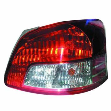 Tail Light Housing Right w/o Sport Pkg Includes Lens for Toyota Yaris Sedan Base 2007-2012